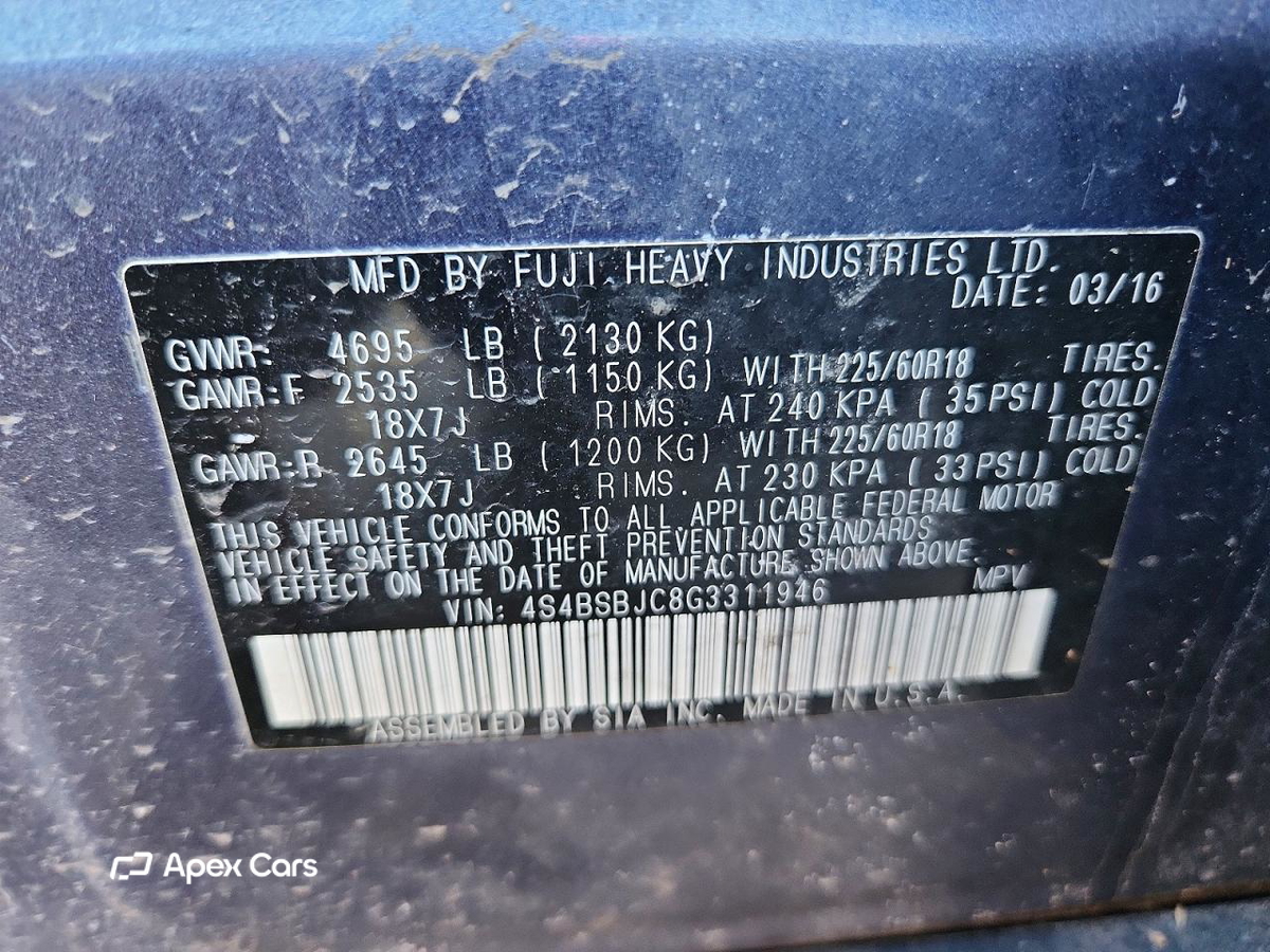 Subaru Outback 2016