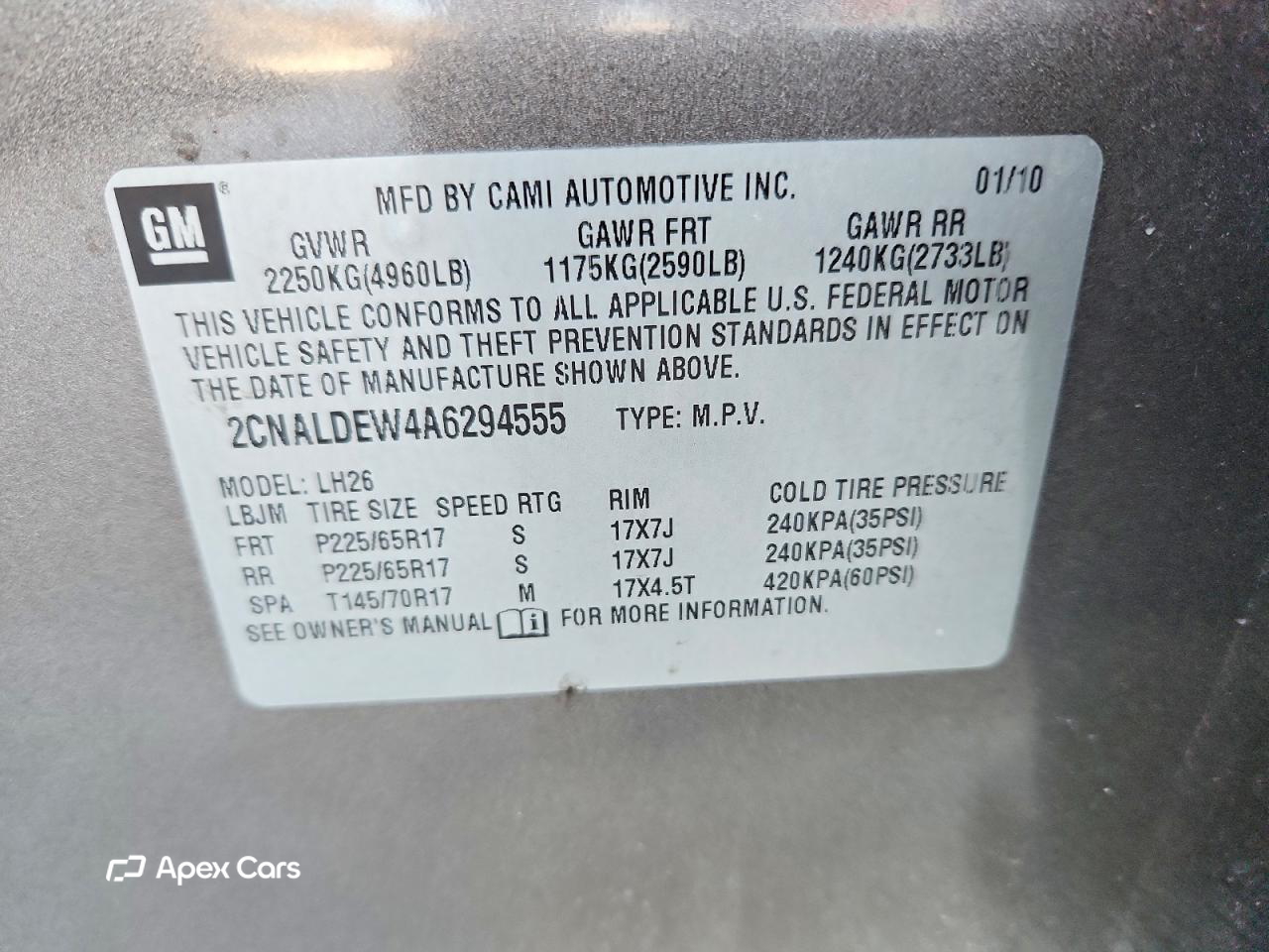 Chevrolet Equinox 2010