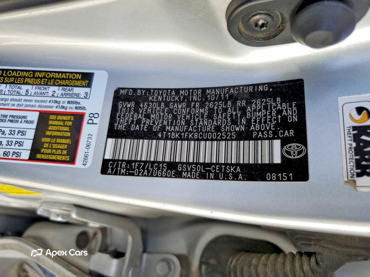 Toyota Camry 2012
