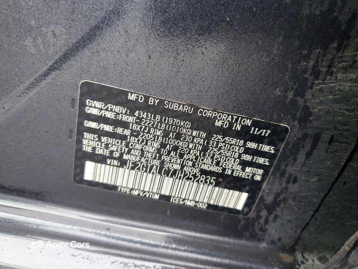 Subaru XV 2018