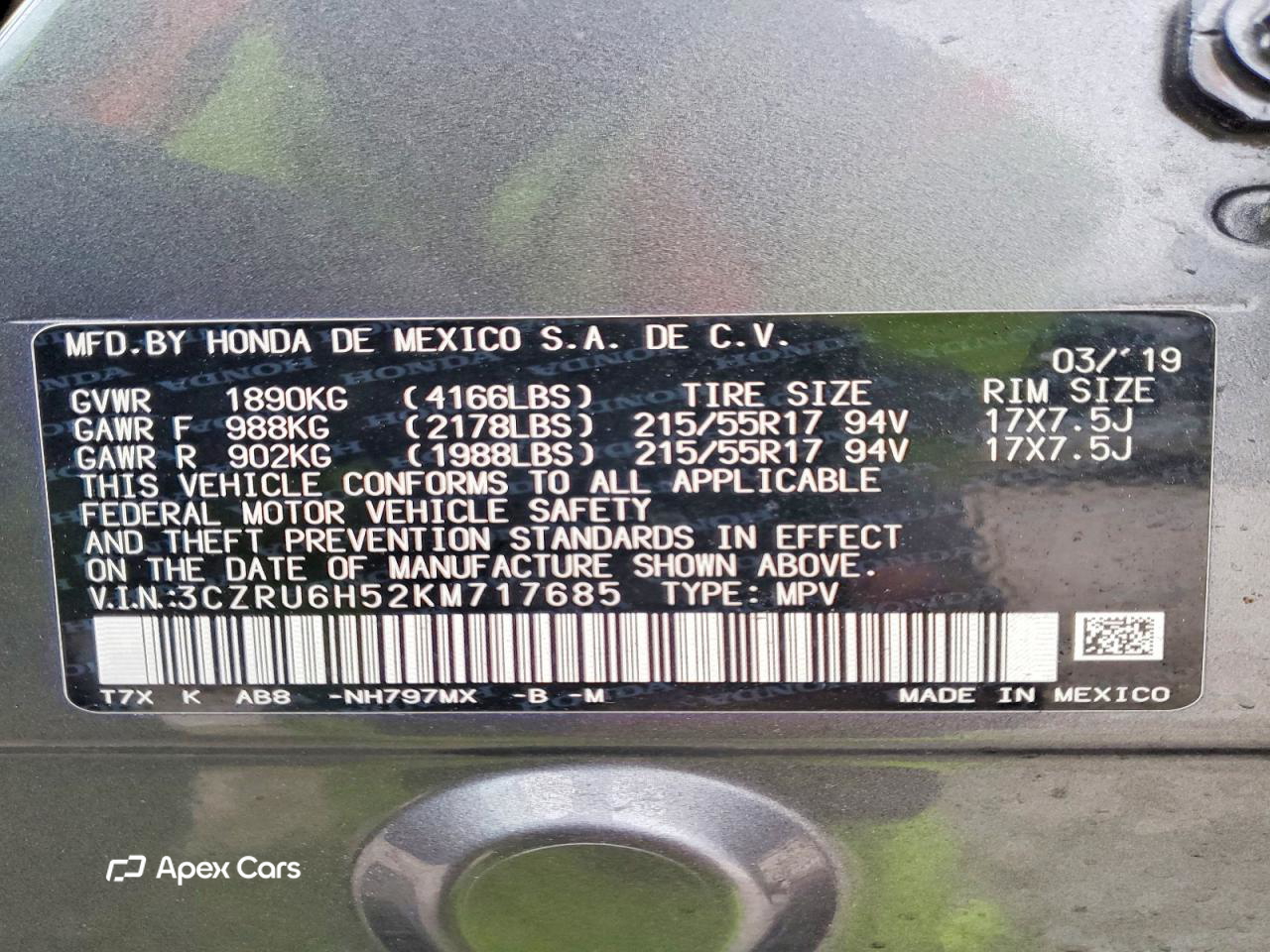Honda HR-V 2019