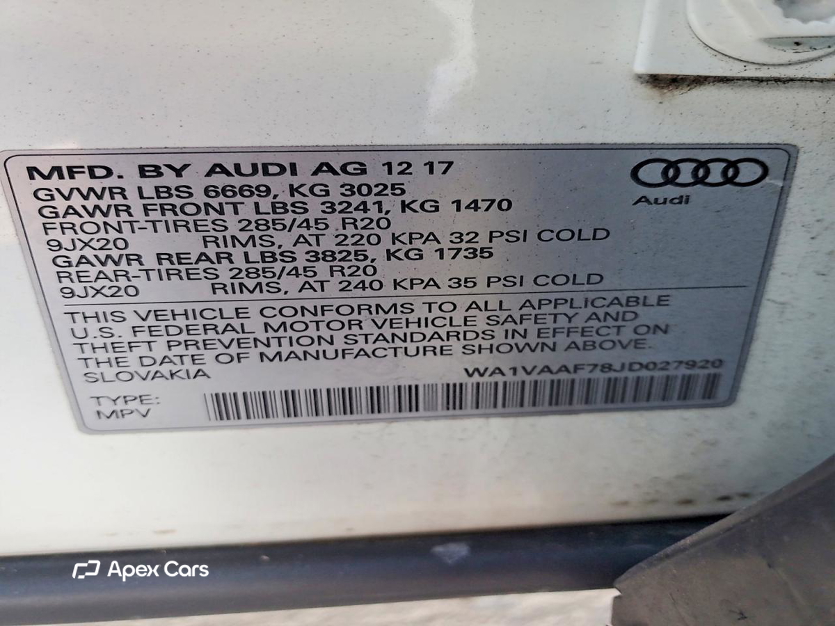 Audi Q7 2018