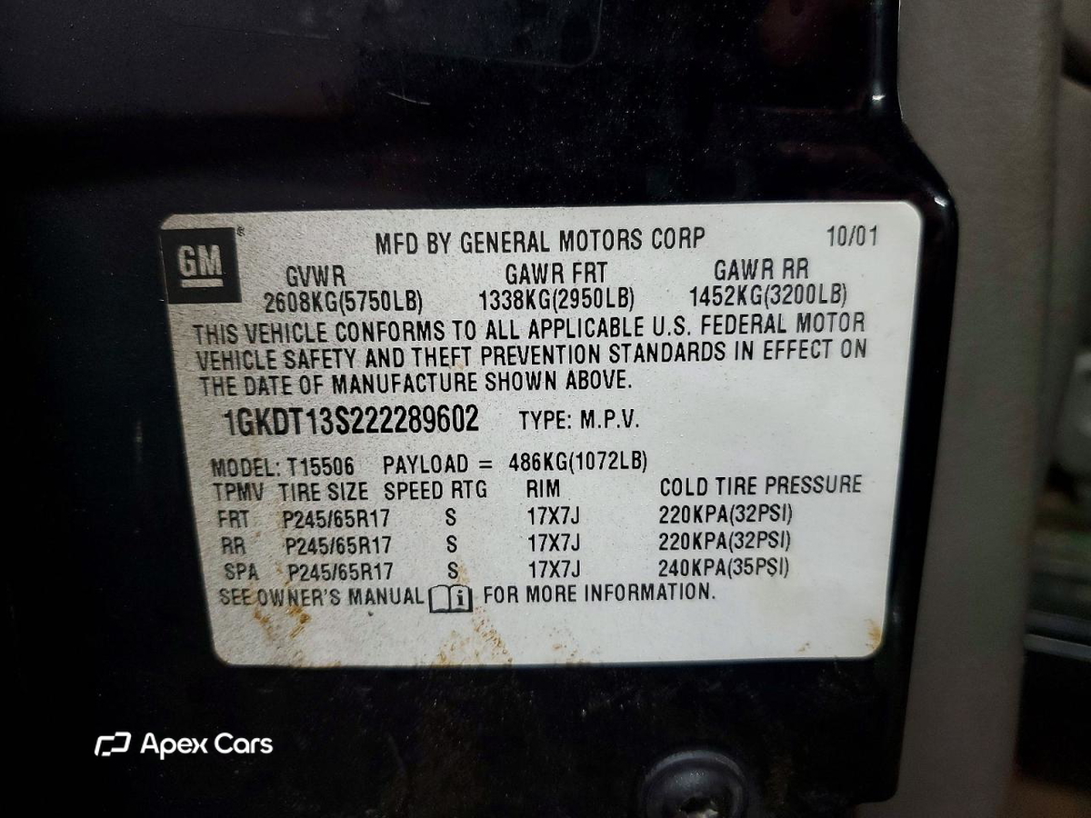 GMC Envoy 2002