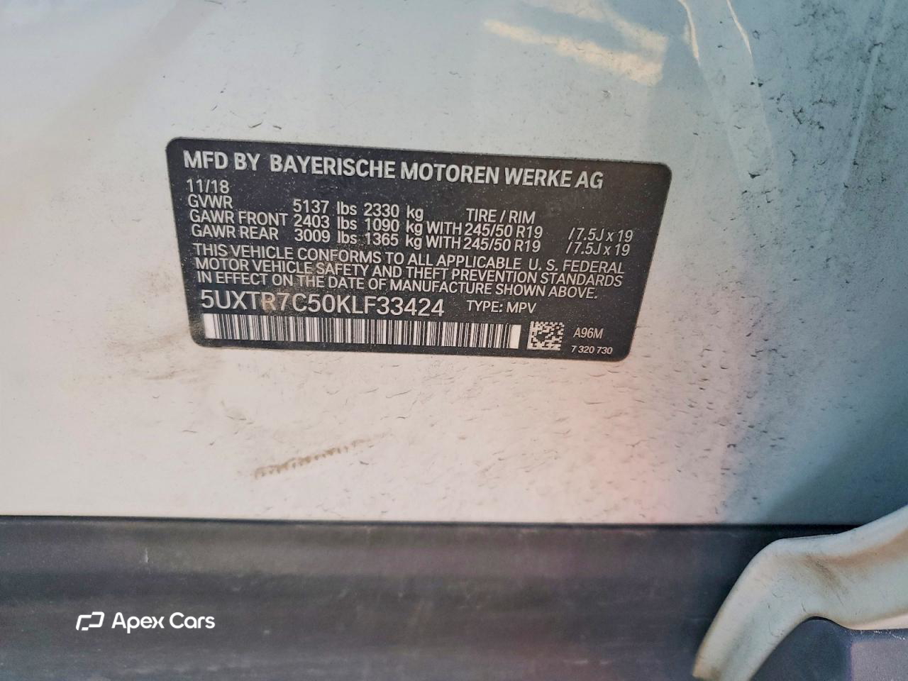 BMW X3 2019