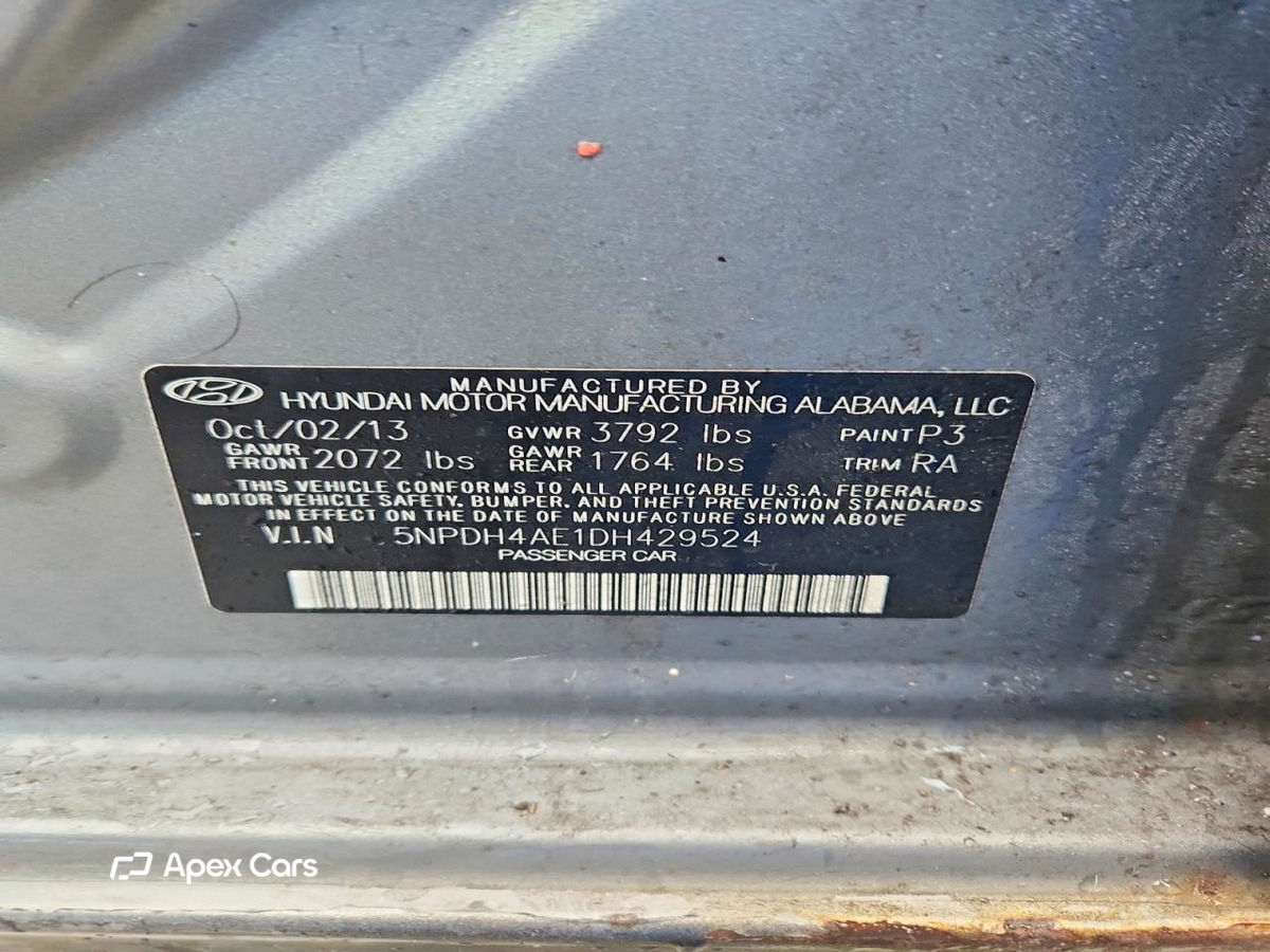 Hyundai Elantra 2013
