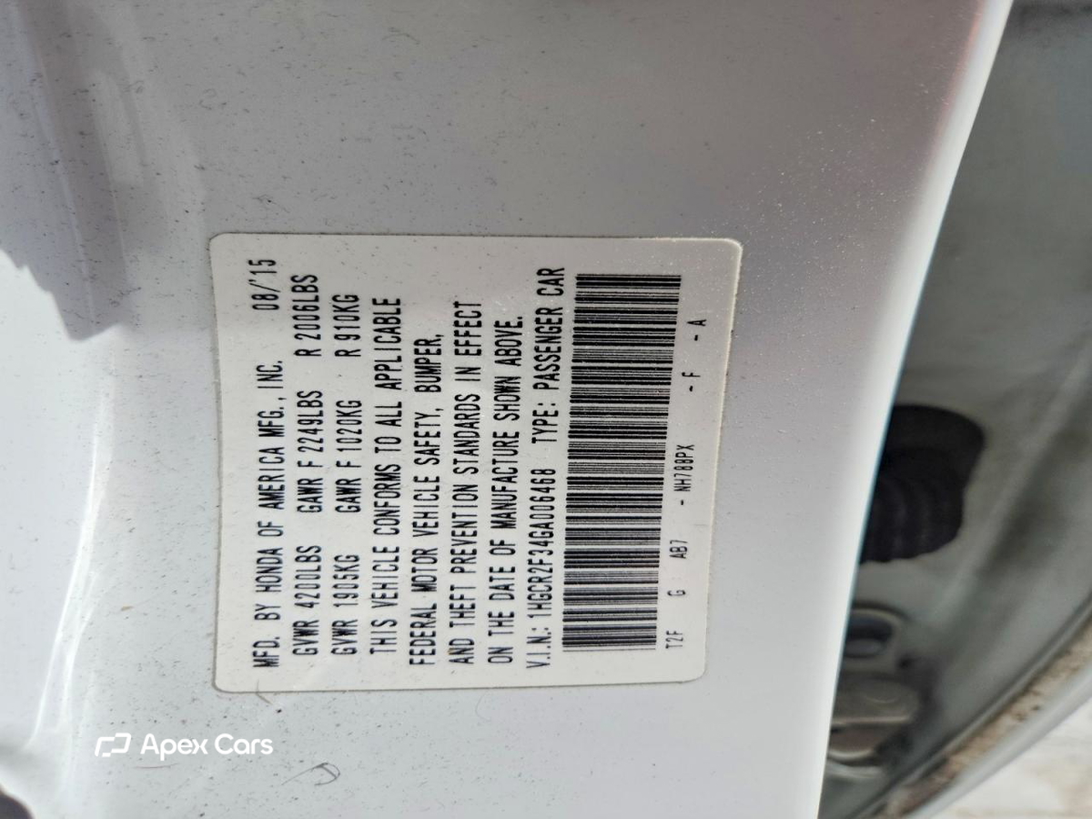 Honda Accord 2016