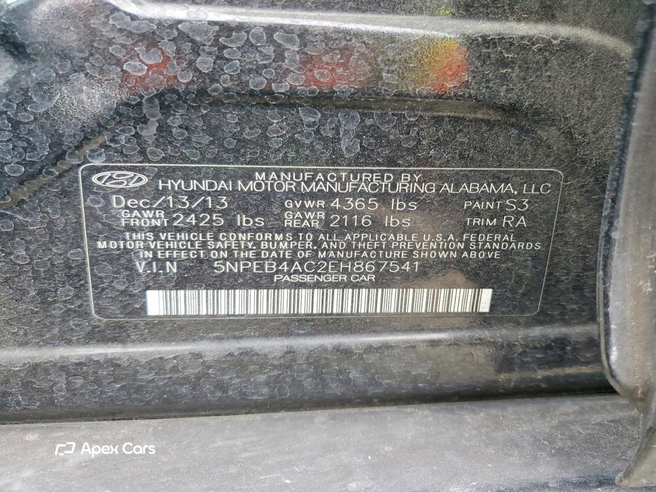 Hyundai Sonata 2014