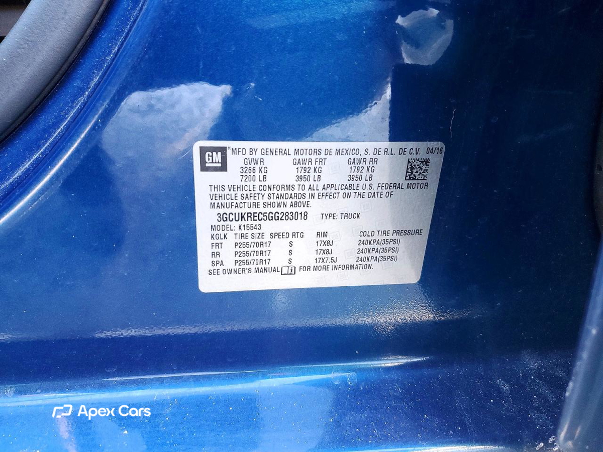 Chevrolet Silverado 2016