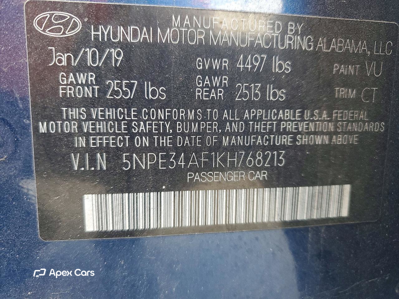 Hyundai Sonata 2019