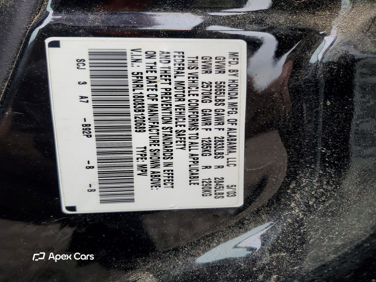 Honda Odyssey 2003