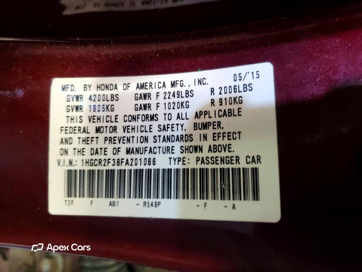 Honda Accord 2015