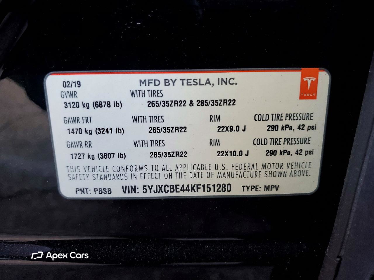Tesla Model X 2019