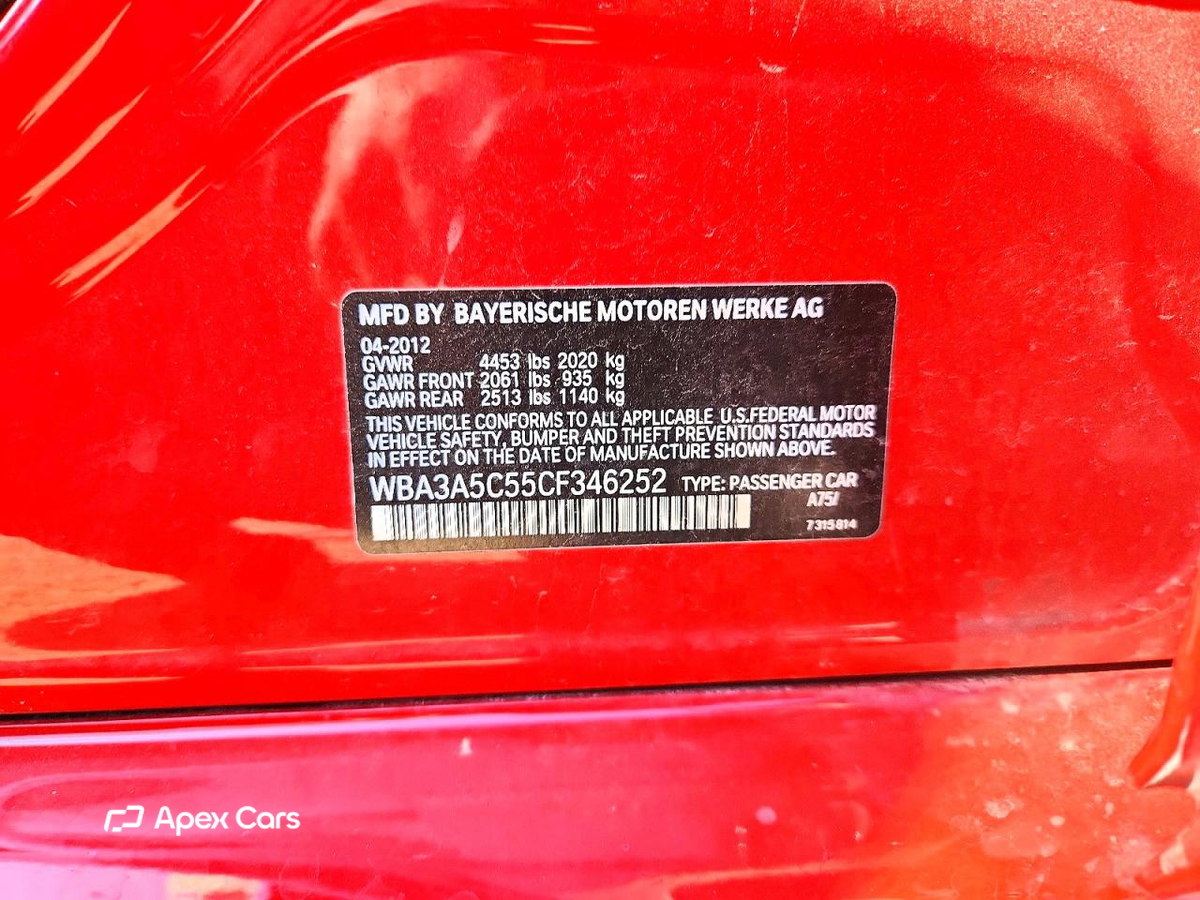 BMW Series 3 2012