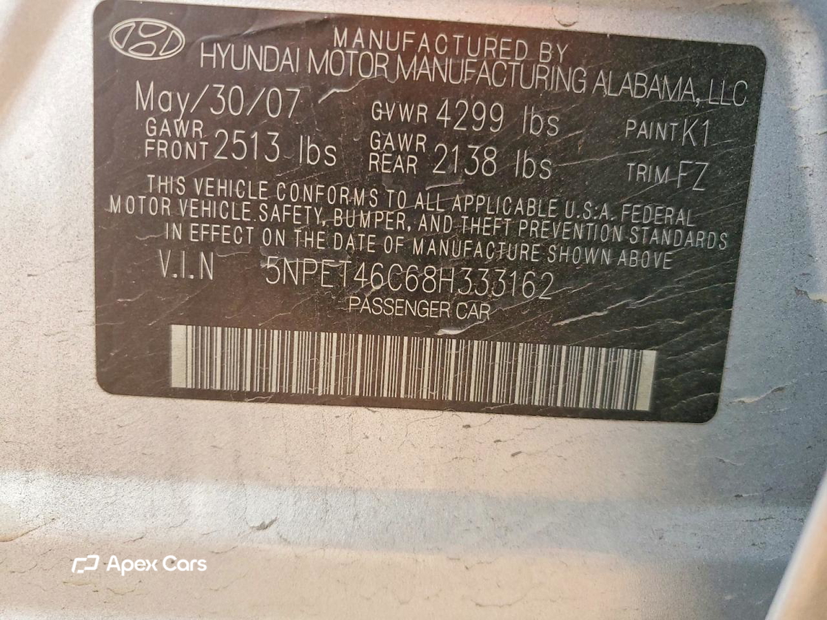 Hyundai Sonata 2008
