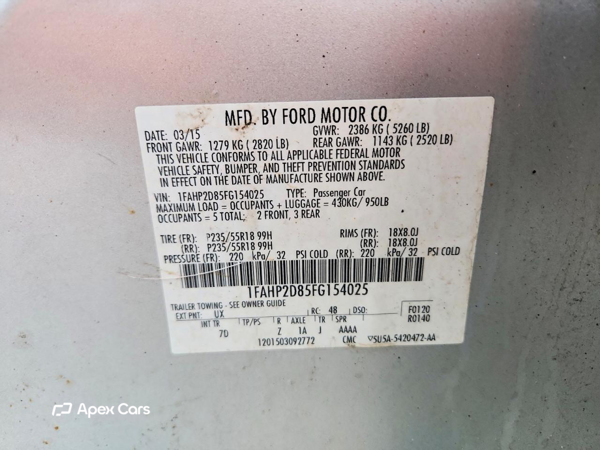 Ford Taurus 2015