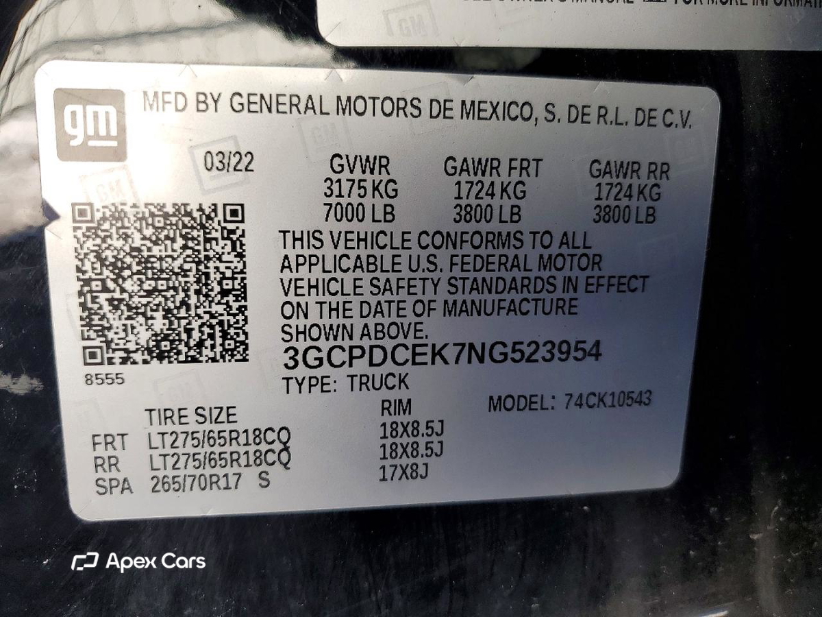 Chevrolet Silverado 2022