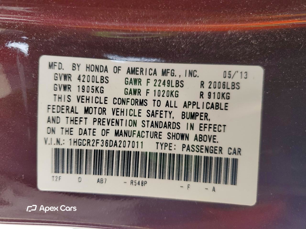 Honda Accord 2013
