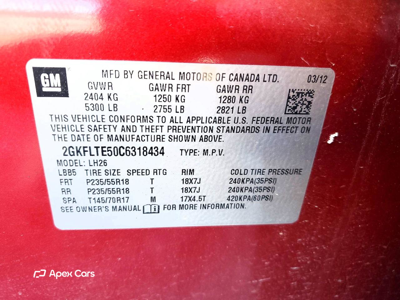 GMC Terrain 2012
