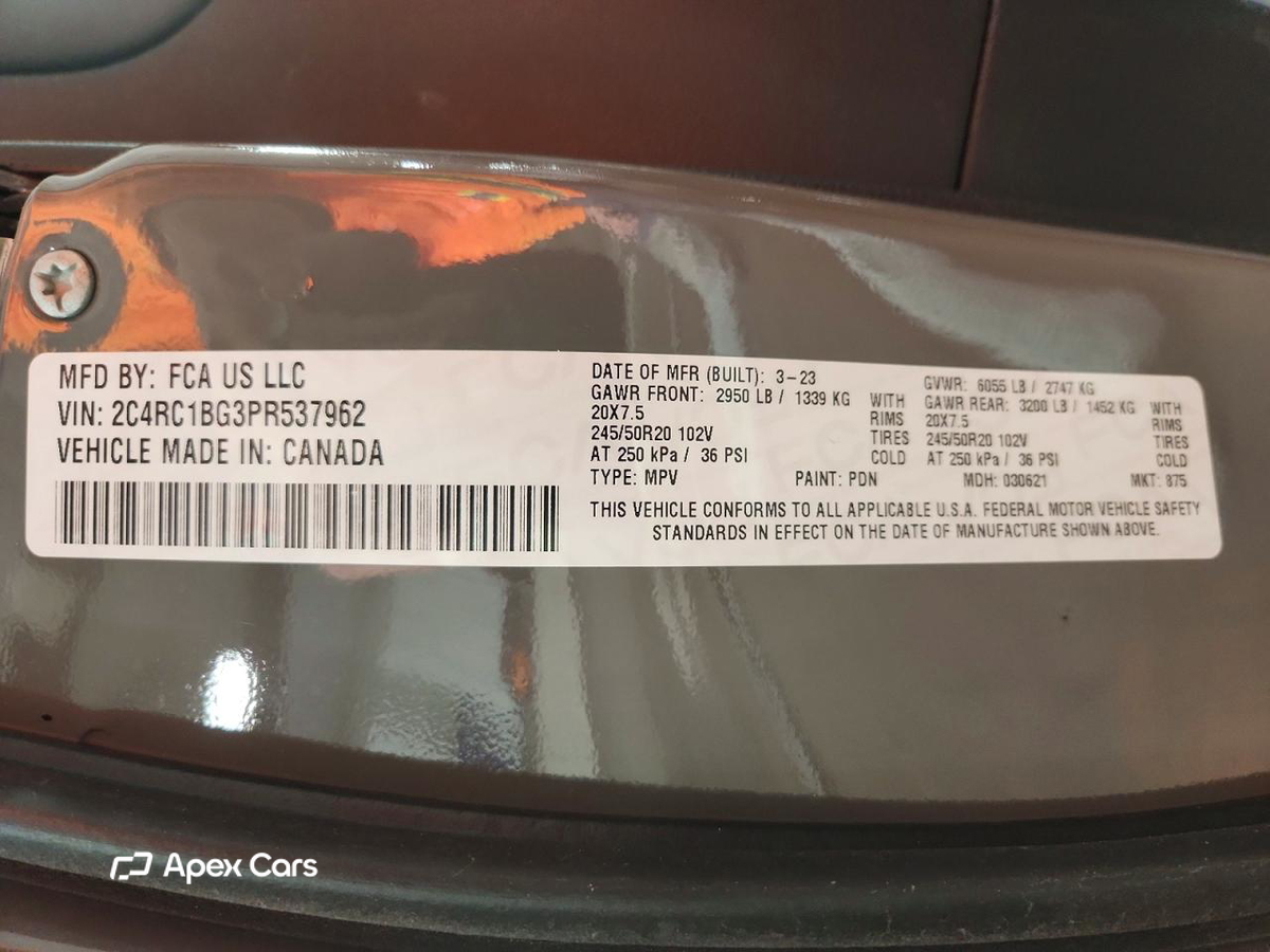 Chrysler Pacifica 2023