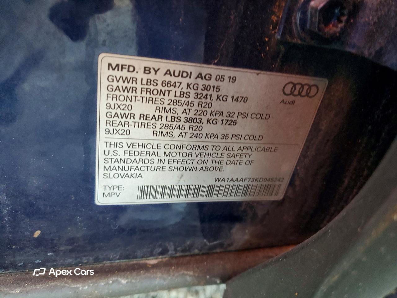 Audi Q7 2019
