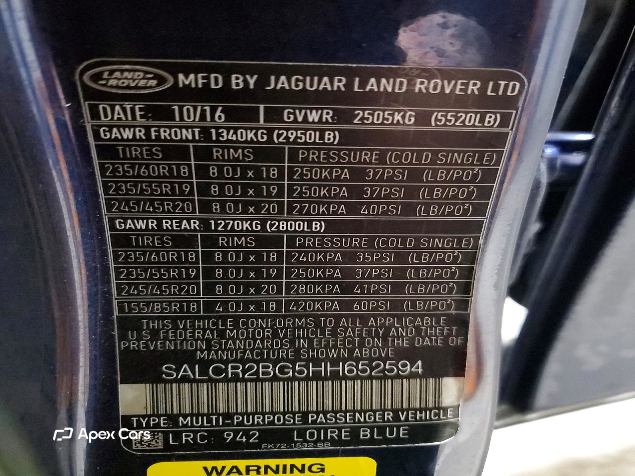 Land Rover Discovery 2017