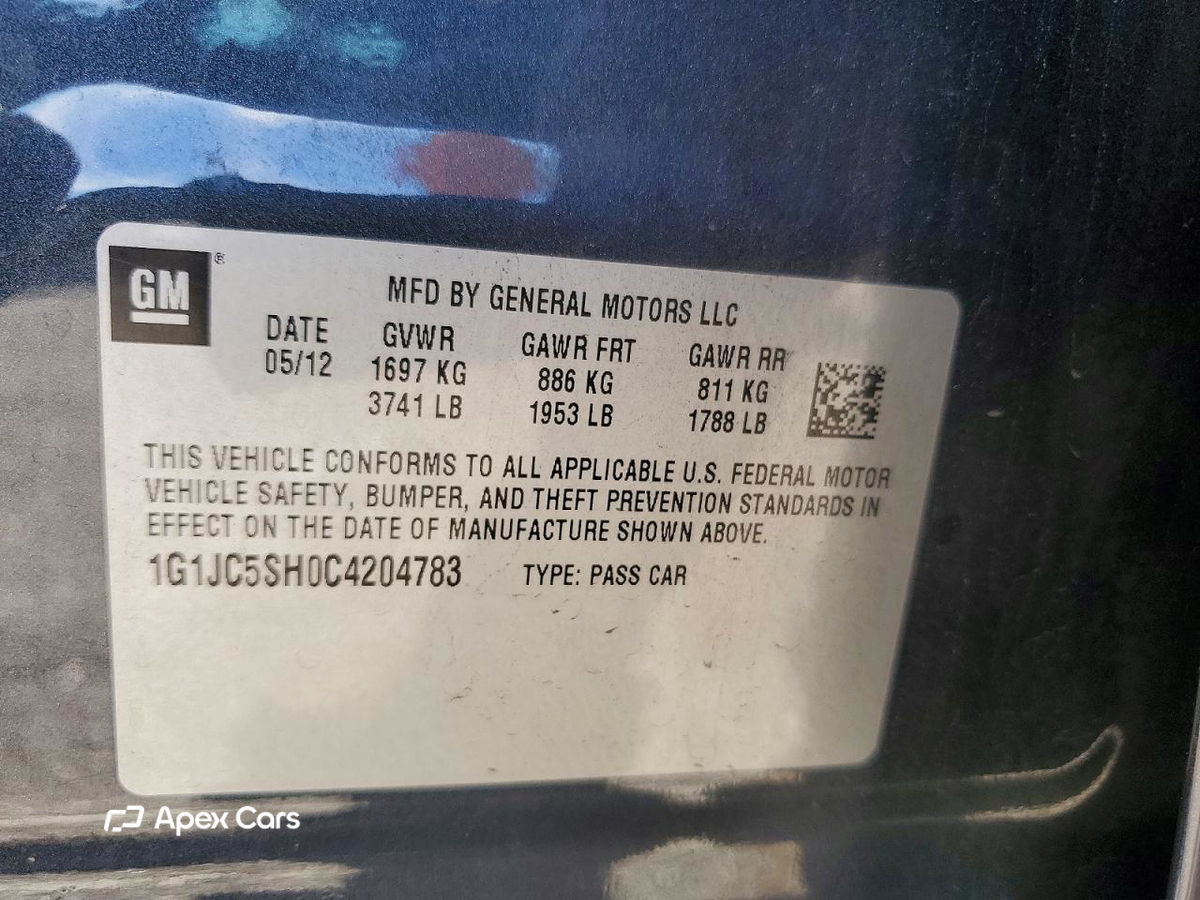 Chevrolet Sonic 2012