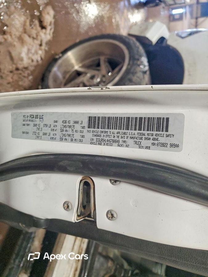 RAM 2500 2017