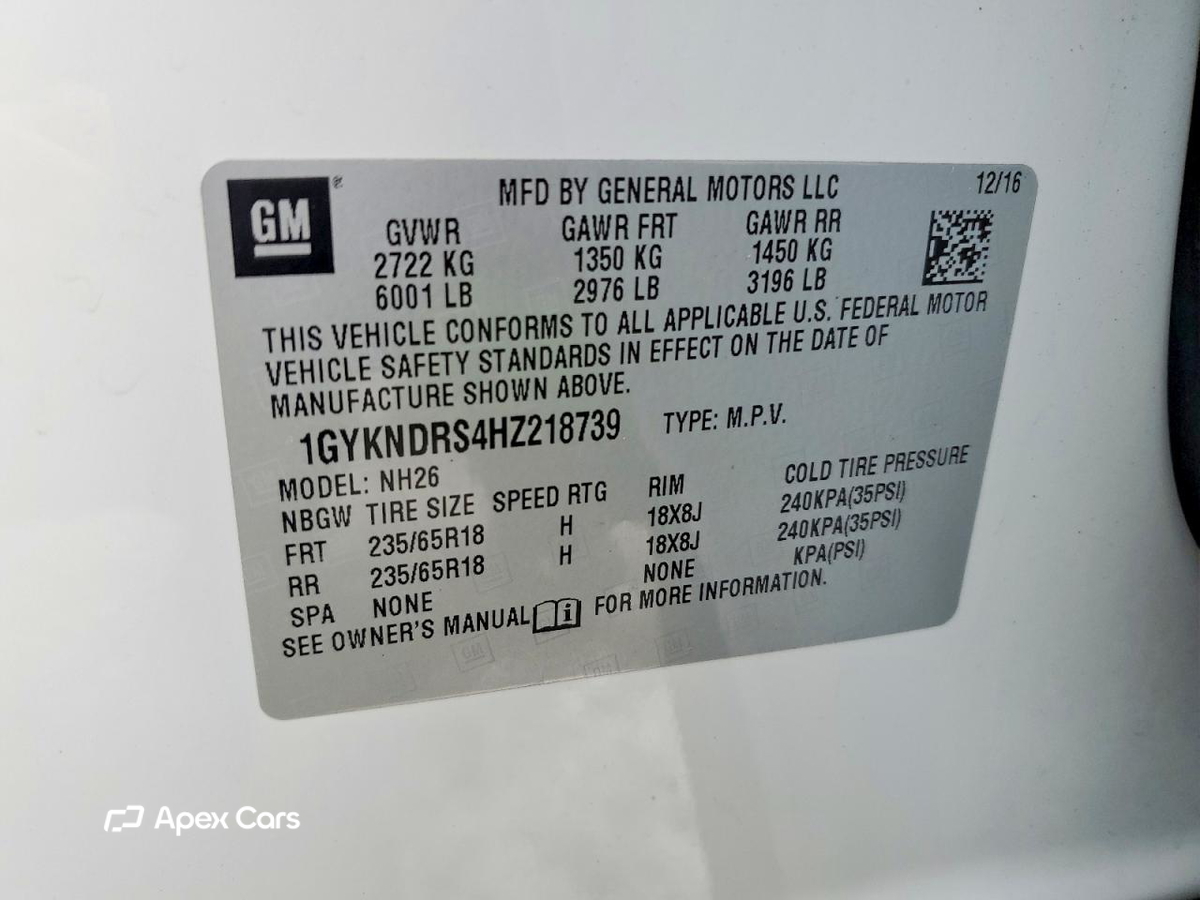 Cadillac XT5 2017
