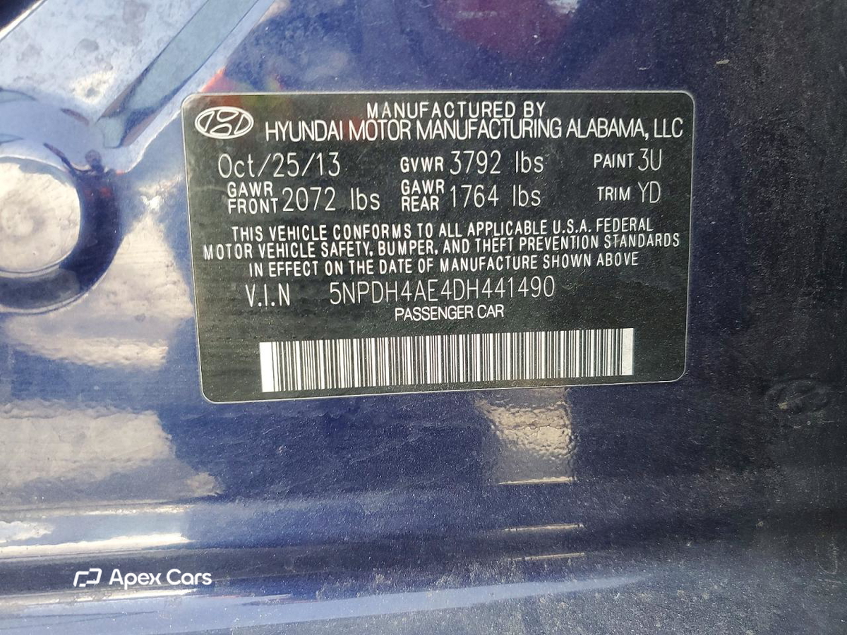 Hyundai Elantra 2013