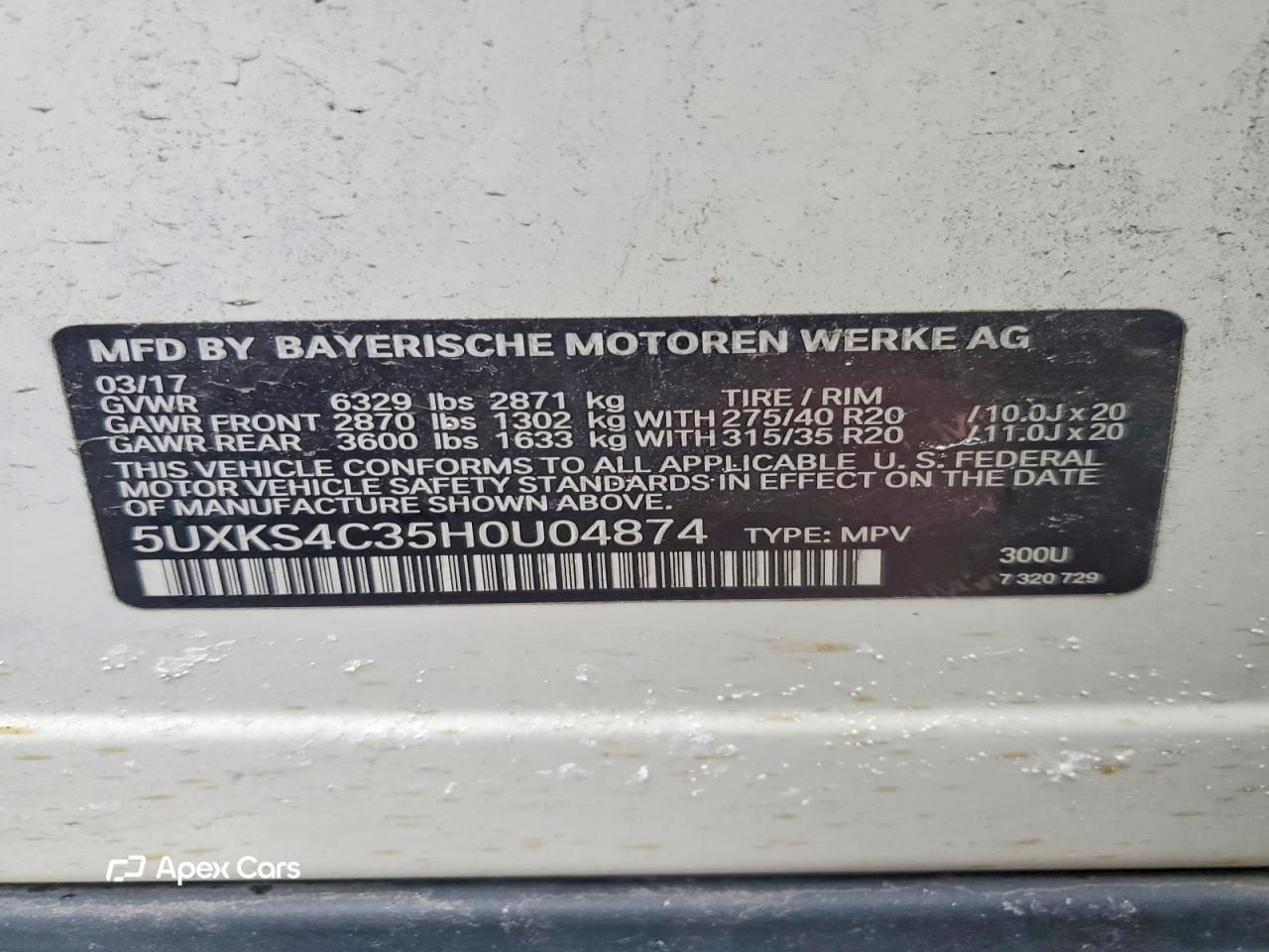 BMW X5 2017