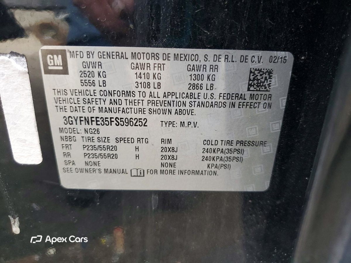 Cadillac SRX 2015