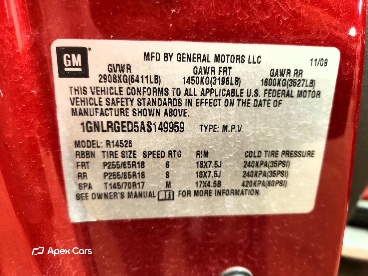 Chevrolet Traverse 2010