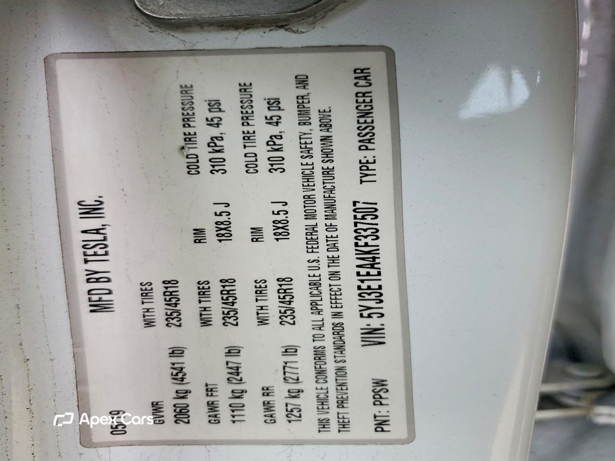 Tesla Model 3 2019