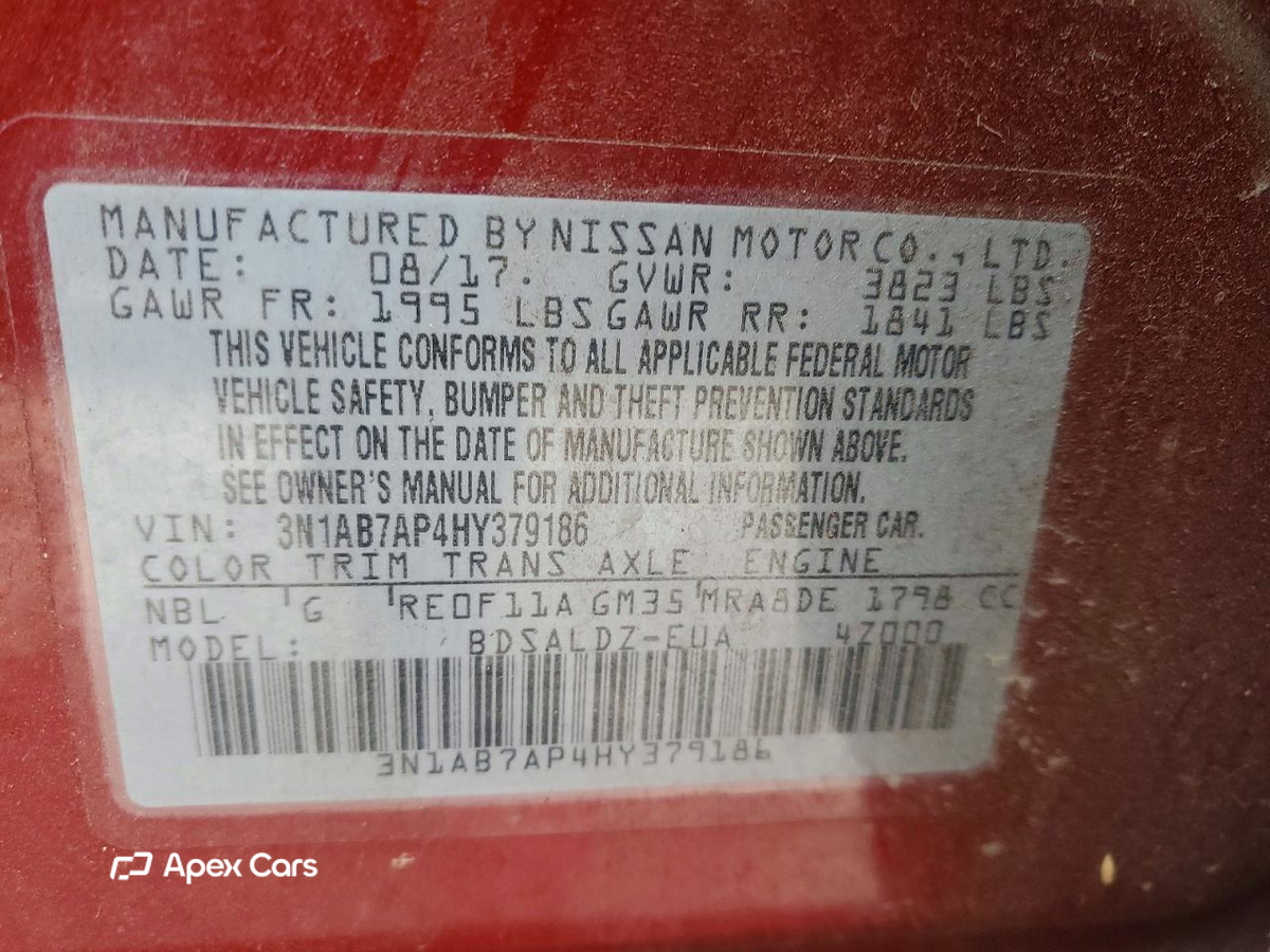 Nissan Sentra 2017