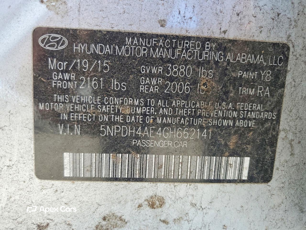Hyundai Elantra 2016