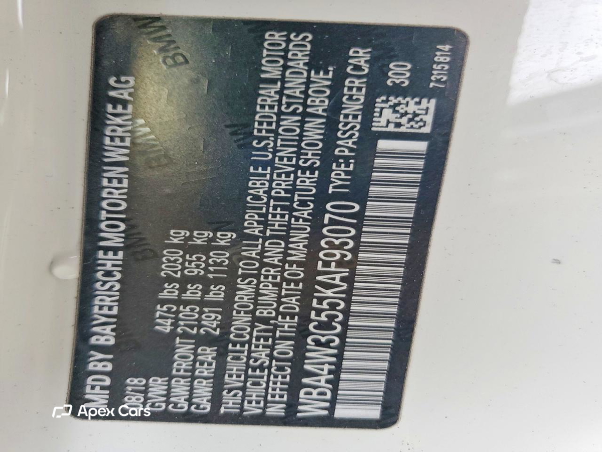 BMW Series 4 2019