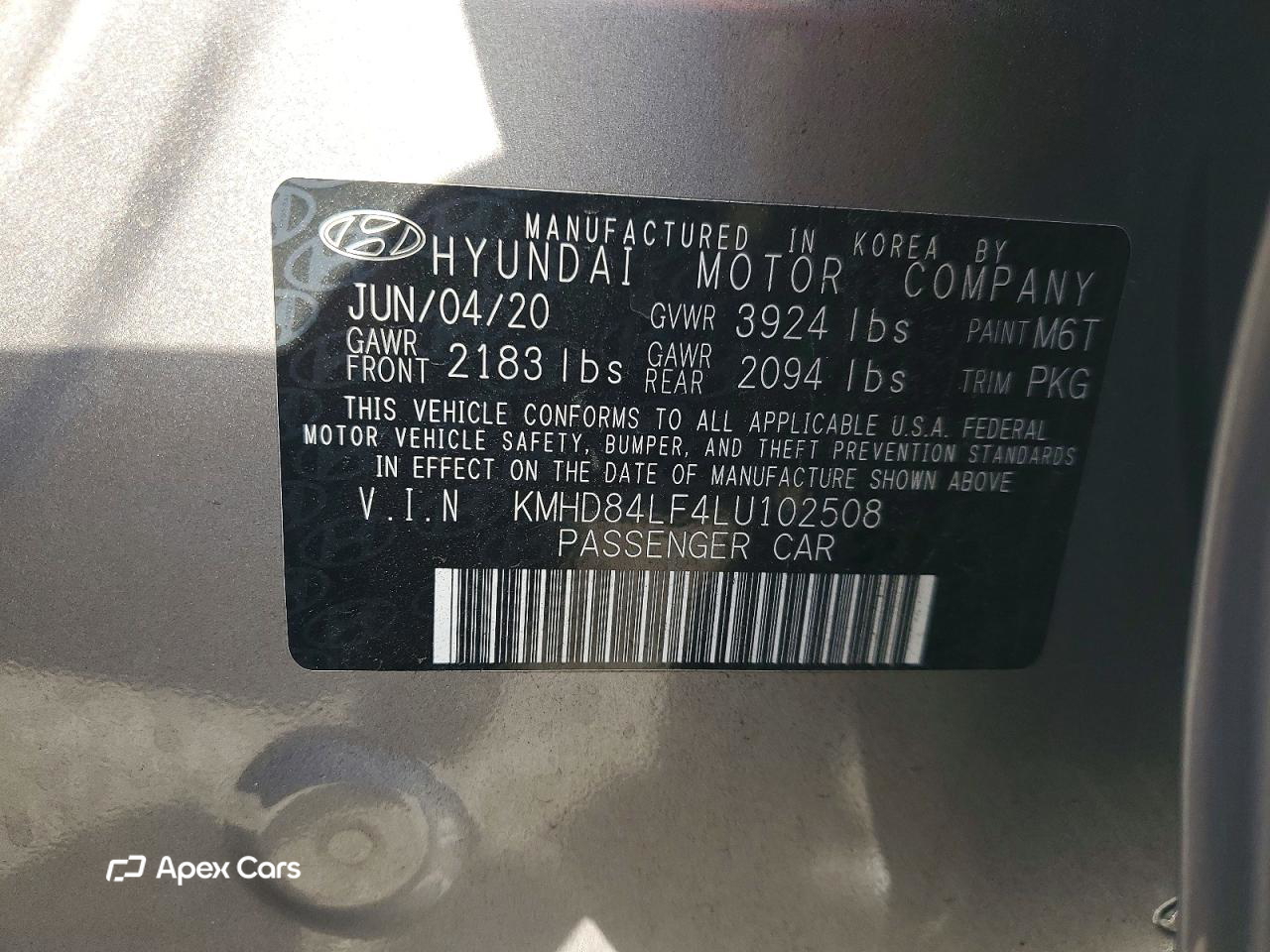 Hyundai Elantra 2020