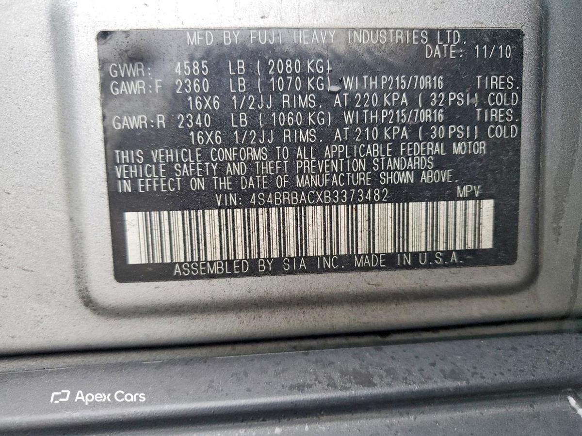 Subaru Outback 2011