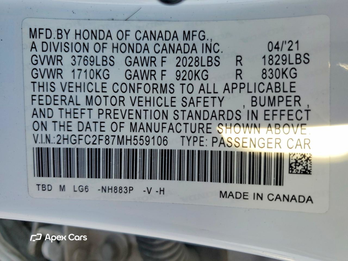 Honda Civic 2021
