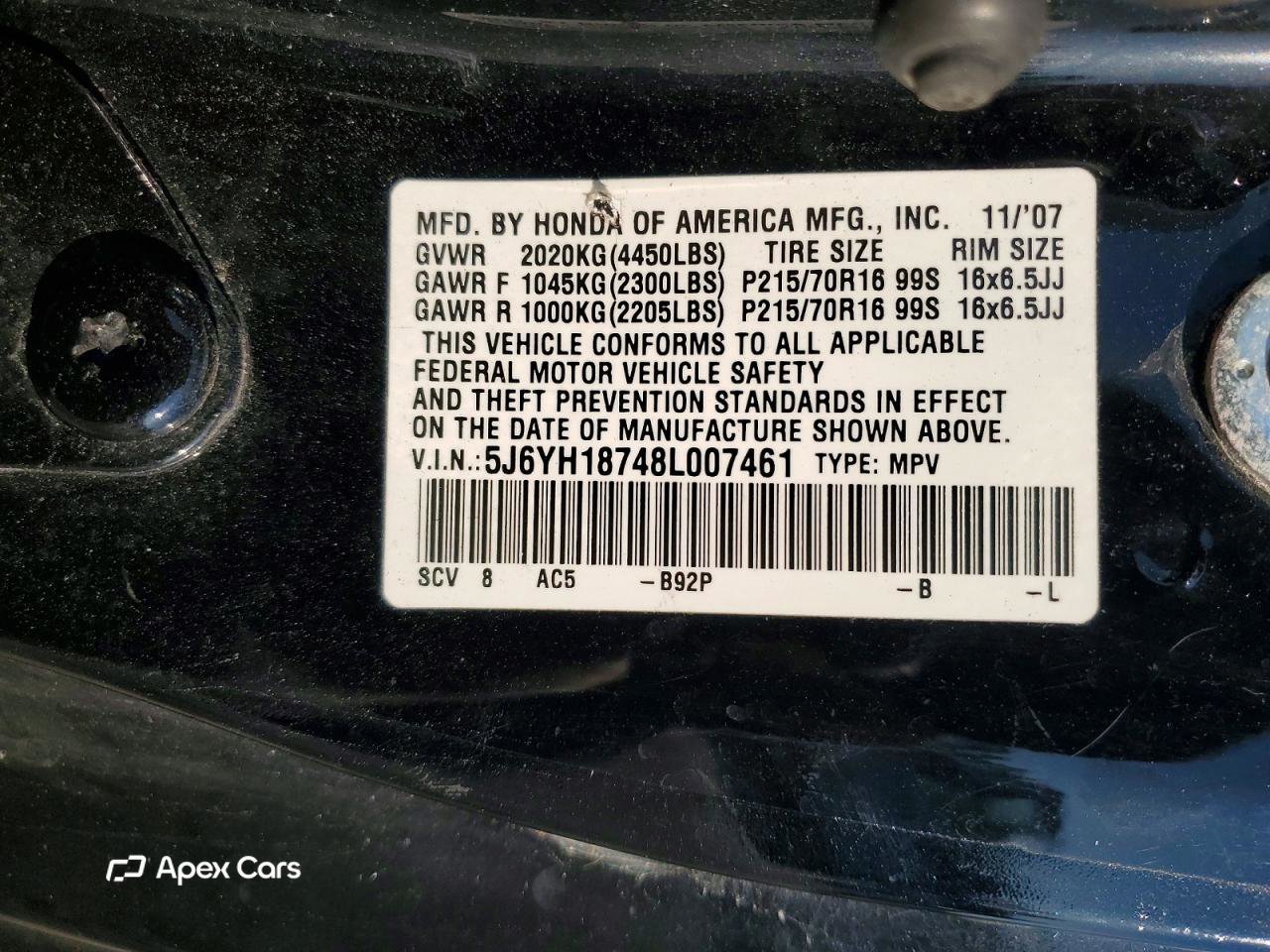 Honda Element 2008