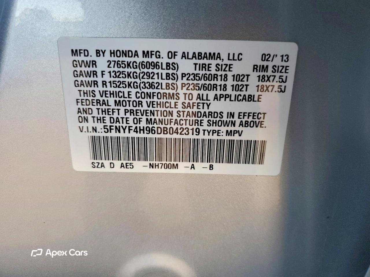 Honda Pilot 2013