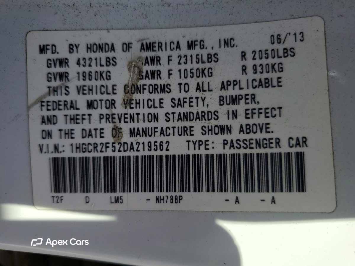 Honda Accord 2013