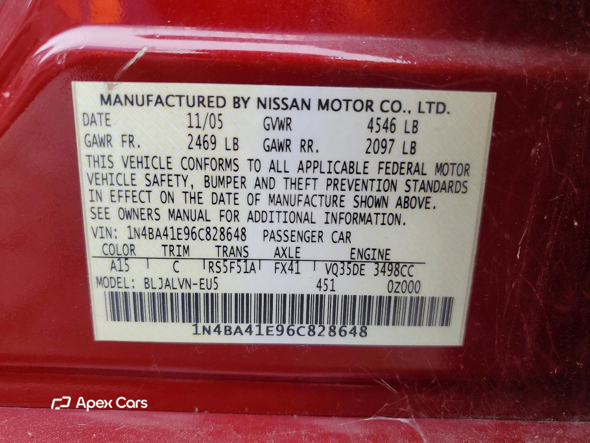 Nissan Maxima 2006