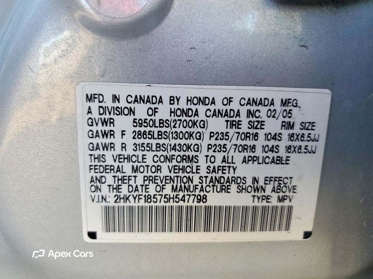 Honda Pilot 2005