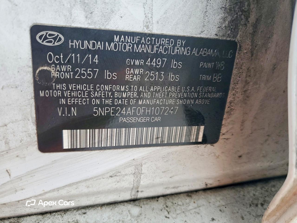 Hyundai Sonata 2015