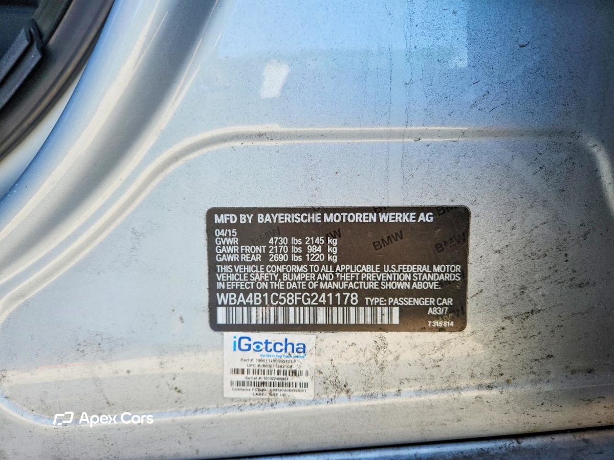 BMW Series 4 2015