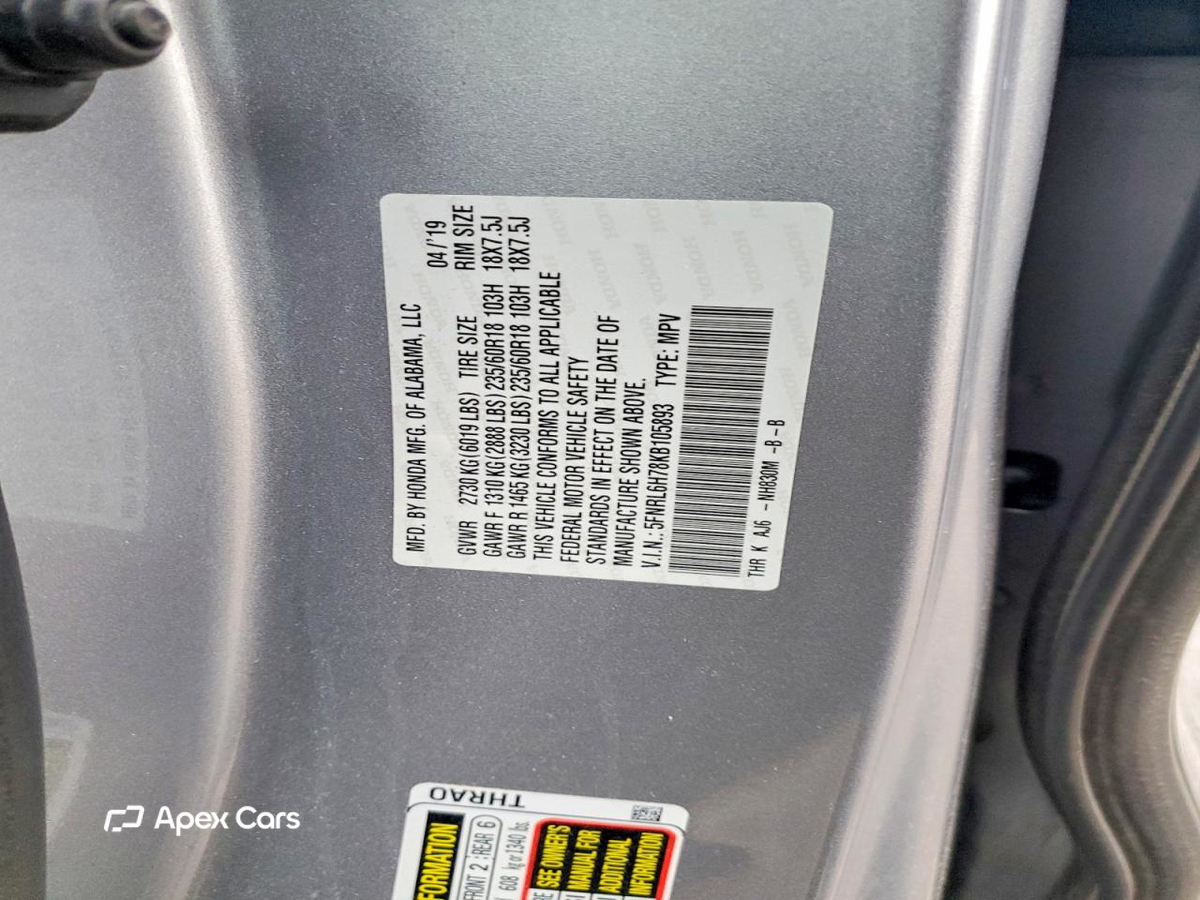 Honda Odyssey 2019