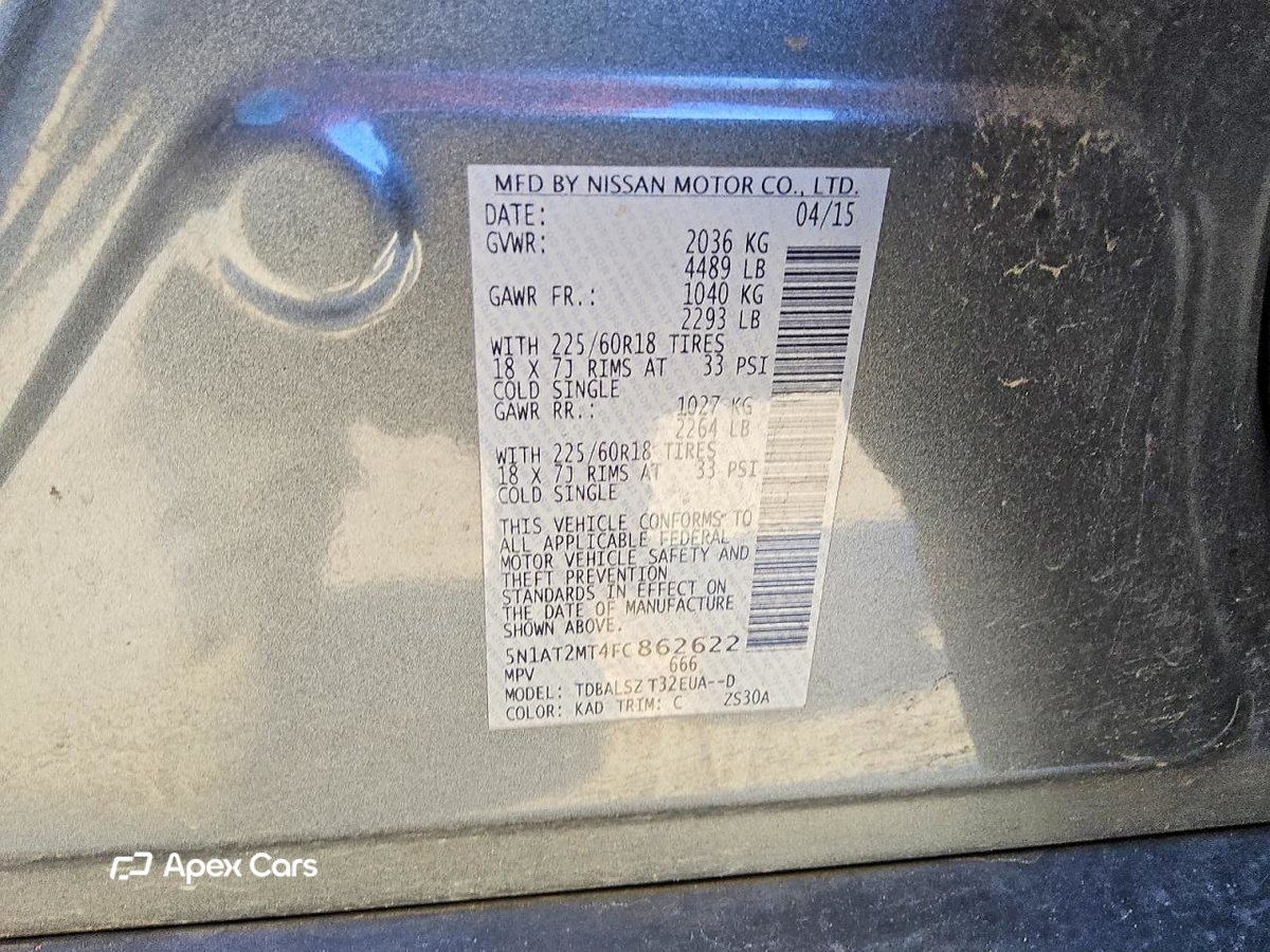 Nissan Rogue 2015