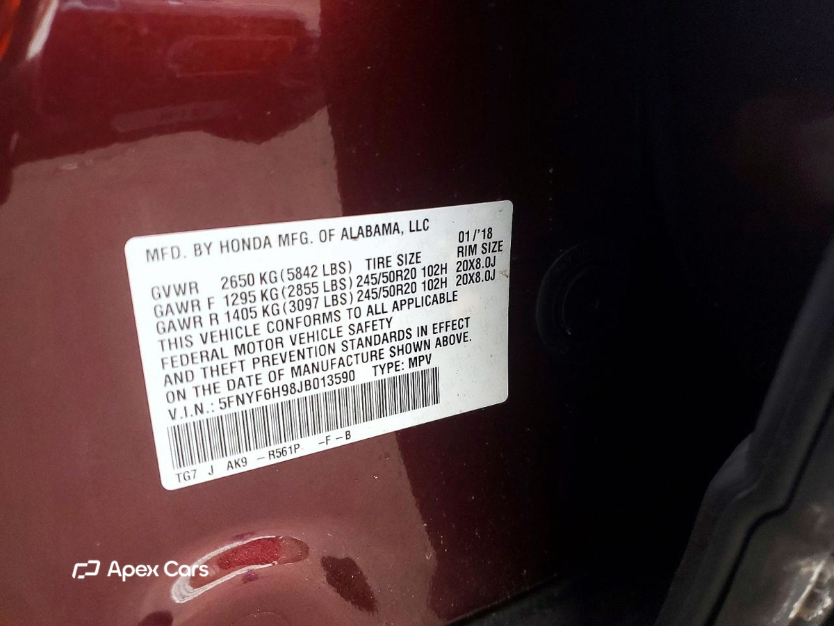 Honda Pilot 2018