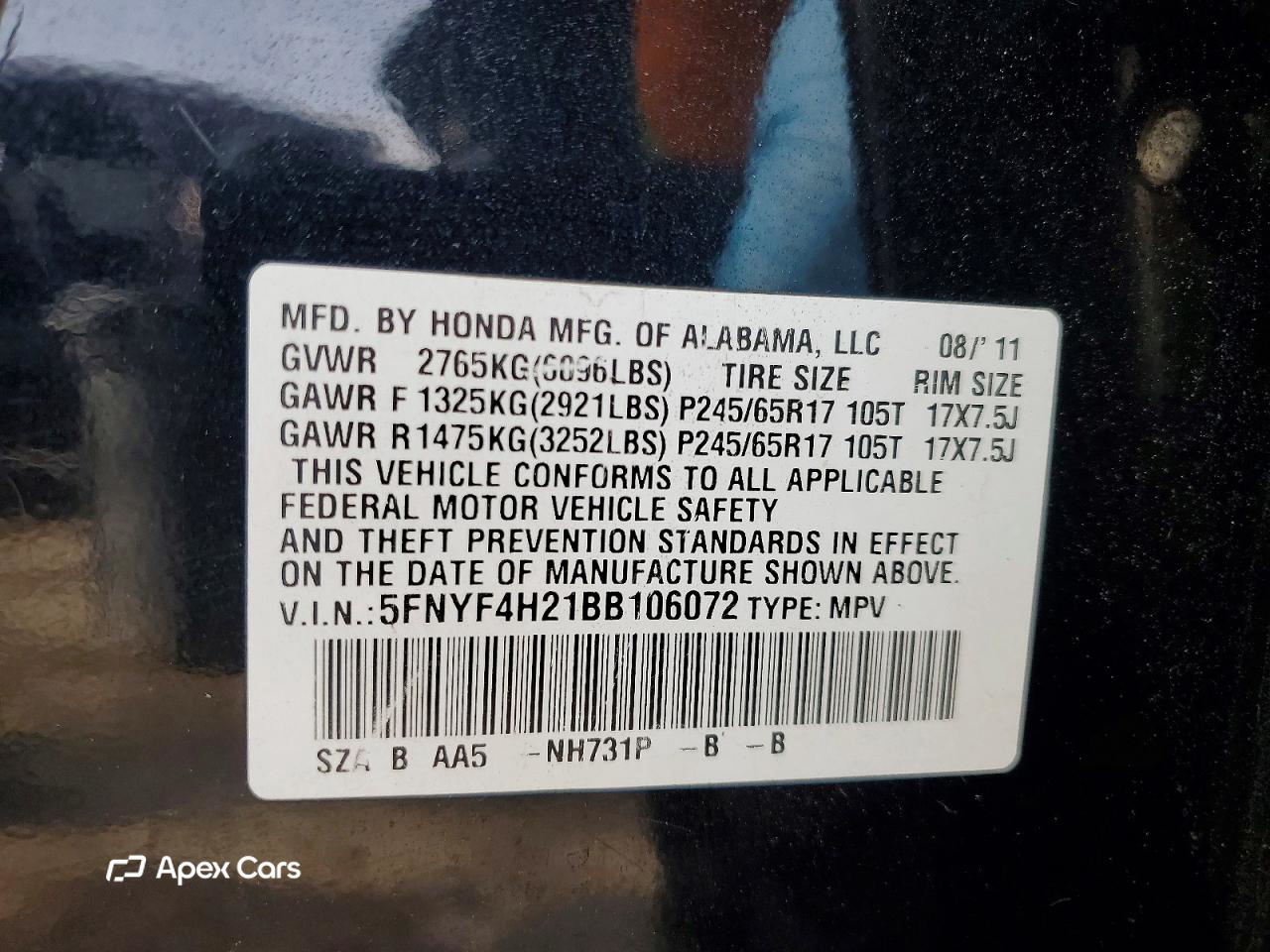 Honda Pilot 2011